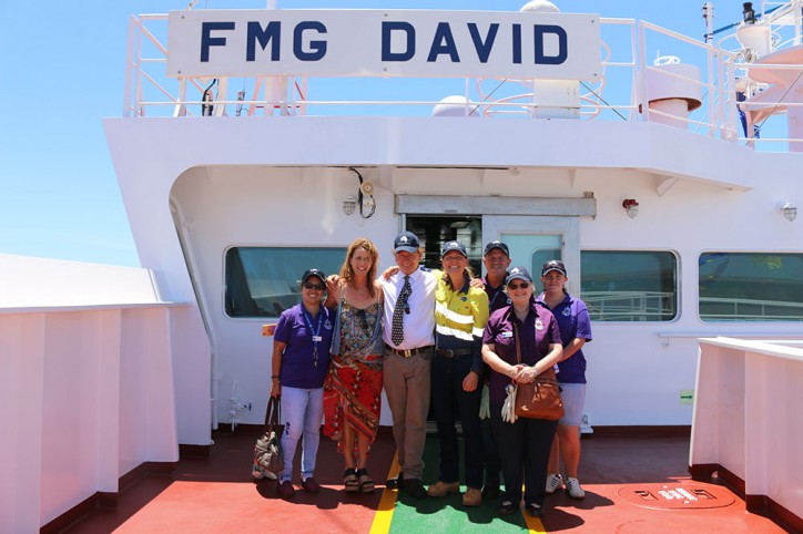 Fortescue celebrates arrival of ‘FMG David’