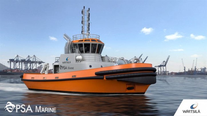 PSA Marine’s new LNG-fuelled harbour tug to be designed and equipped by Wärtsilä