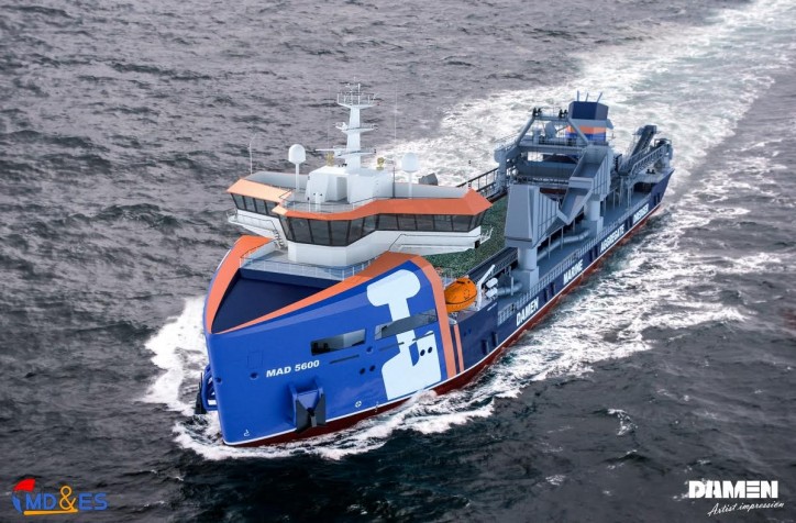 Damen unveils New Marine Aggregate Dredger for mining sand and gravel offshore