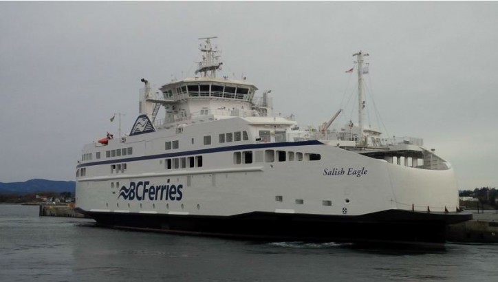BC Ferries’ Salish Eagle arrives in British Columbia