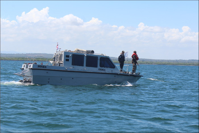 Seabed data collection by Survey Motor Boat