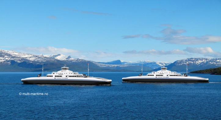 Two LNG powered ferries of MM design to be built by Vard