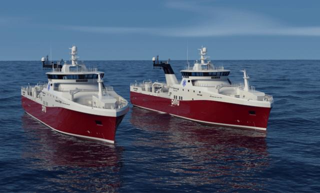 Kleven books order for two Rolls-Royce design stern trawlers