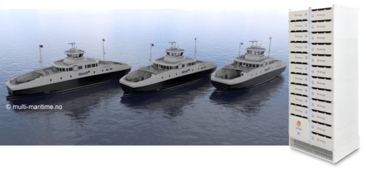 Corvus Energy to provide energy storage for shore stations to charge Fjord1 electric ferries