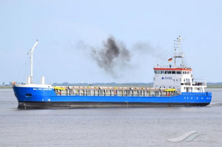 Motor vessel Baltic Carrier ran aground of Helsingborg