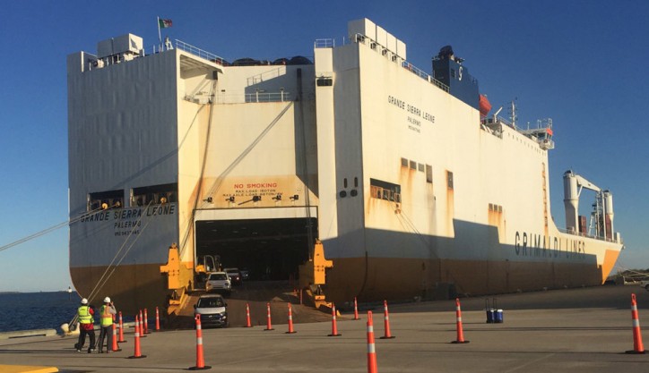 First Vessel Arrives At New Bayport RoRo Facility