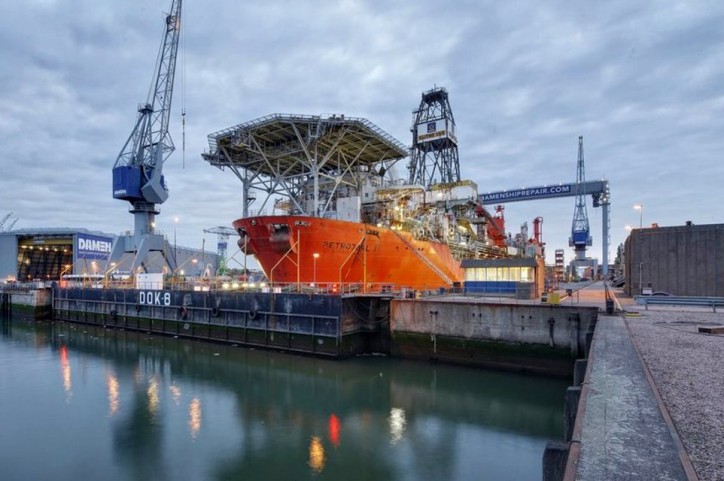 Damen Shiprepair Rotterdam successfully completed the refit of Petrojarl 1
