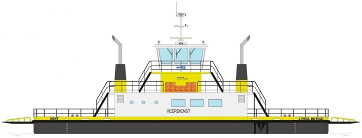 Belgium’s VLOOT dab and Damen Shipyards Group signed a contract for 25-metre inland ferry