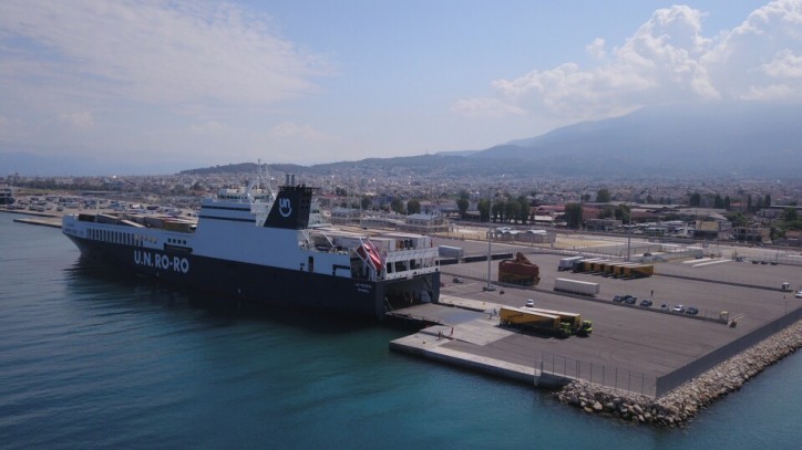 U.N. Ro-Ro opens new line to Patras Port, Greece