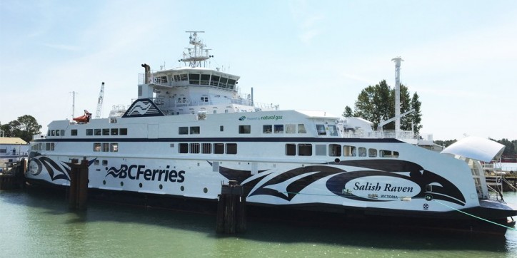 BC Ferries’ newest vessel Salish Raven enters service early