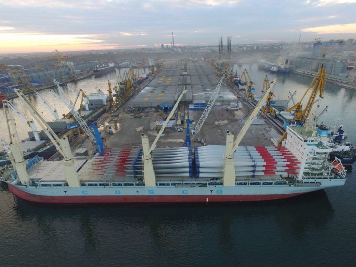 Glogos delivers wind turbines from China to Ulyanovsk