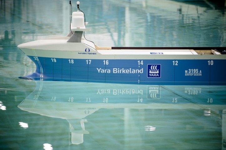Final design of “Yara Birkeland” revealed – model commences testing at SINTEF Ocean (Video)