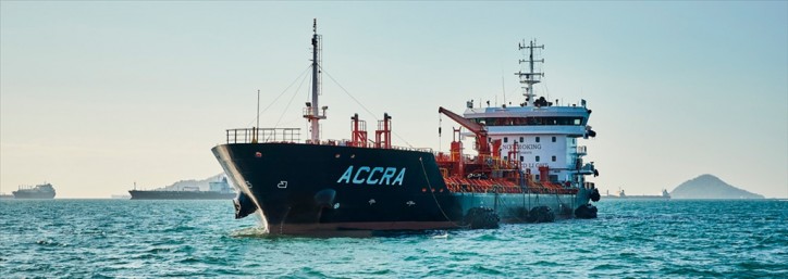 Accra - Largest and most modern tanker in the Panama Canal