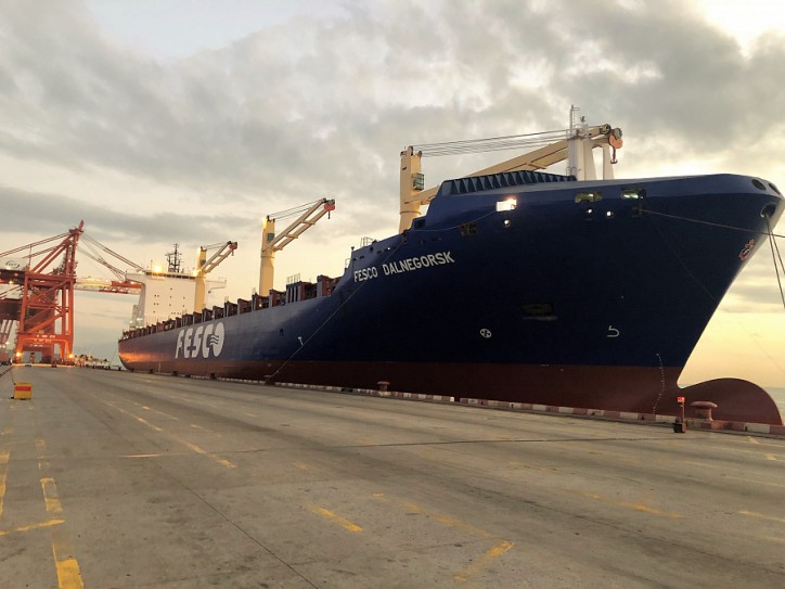 FESCO new vessel starts working on a regular service among the ports of China and Far East of Russia