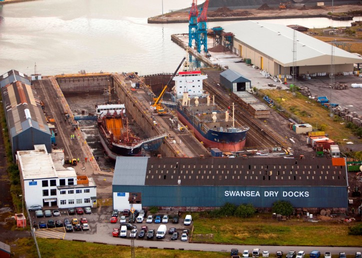 Swansea Drydocks reopens after extensive refurbishment