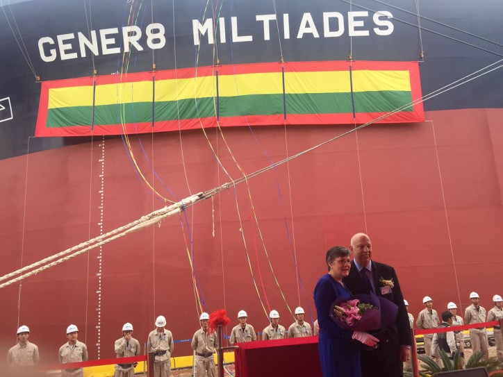 Gener8 Maritime Takes Delivery of “ECO” VLCC- Gener8 Miltiades