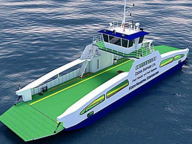 Cochin Shipyard lays the keel of the first double ended roro ferry