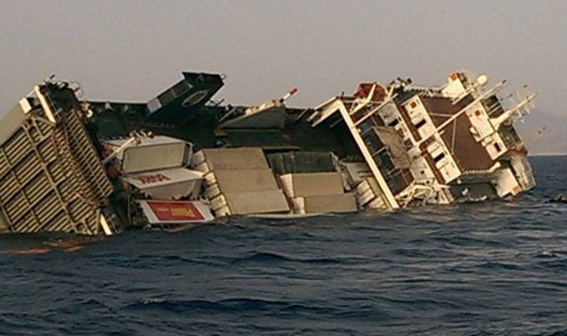 Ro-Ro cargo ship sinks near Safaga in Red Sea, 37 people rescued