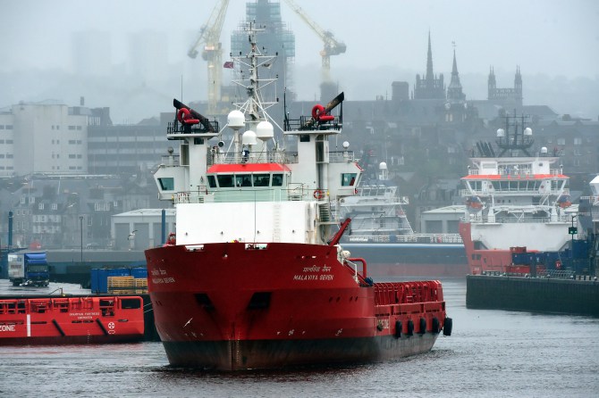 Offshore Supply Vessel Malaviya Seven Held In Aberdeen Released