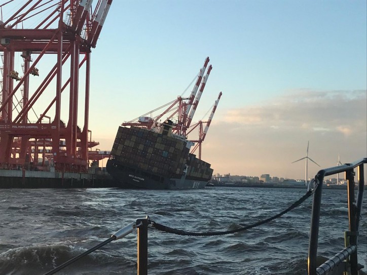 MSC Matilde incident at Port of Liverpool, UK