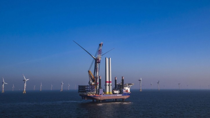 Van Oord completed the installation of Belgium’s largest offshore wind farm