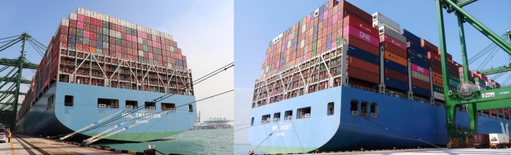 ONE Achieved Container Loading Records in two Consecutive Weeks by MOL TRUST and MOL TRADITION