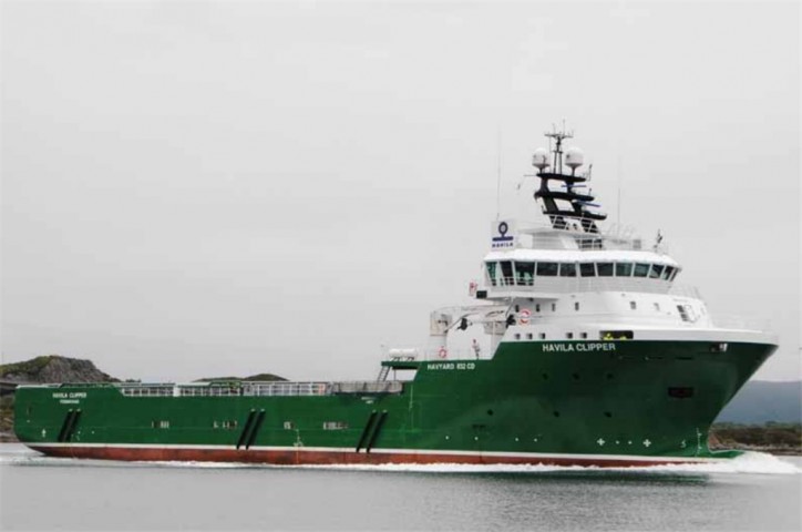 Havila Shipping signs a new contract with Total DK for PSV vessel Havila Clipper
