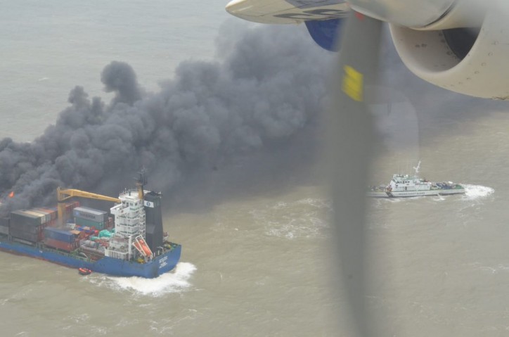 22 Crew Members Rescued After Container Ship SSL Kolkata Catches Fire In Bay Of Bengal