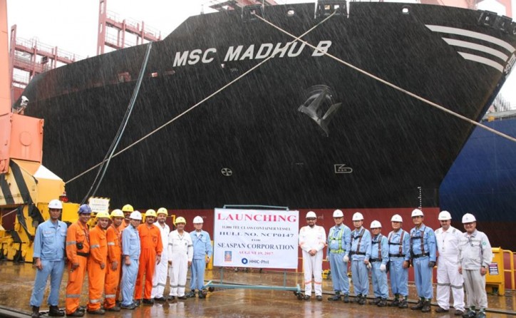 Seaspan takes delivery of fourth 11000 TEU SAVER containership - MSC Madhu B