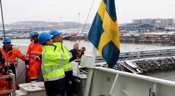 Swedish tanker operator sails five vessels under the Swedish flag