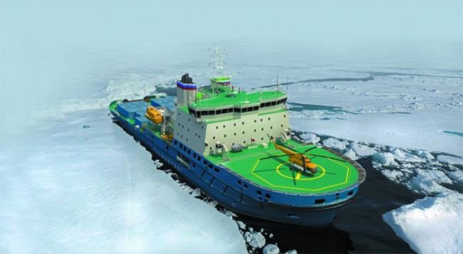 First icebreaker for Russia launched at Arctech Helsinki Shipyard