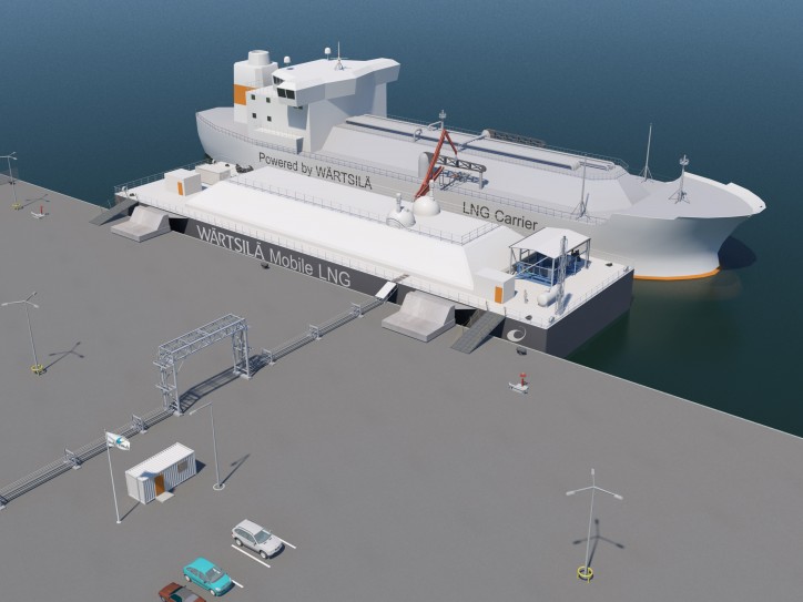 Wartsila Debuts Mobile LNG Power Generation