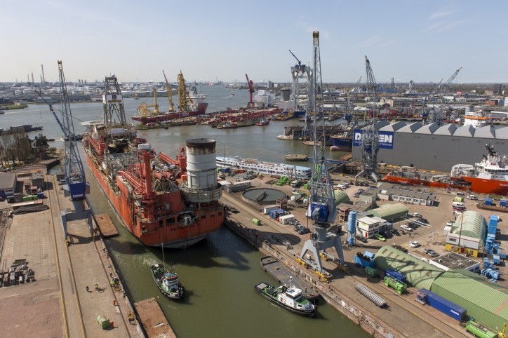 FPSO Petrojarl I for EPC upgrade in Damen Shiprepair Rotterdam