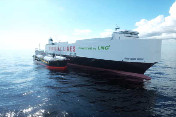 Cepsa will supply Liquefied Natural Gas to ships from the first European multi-product barge
