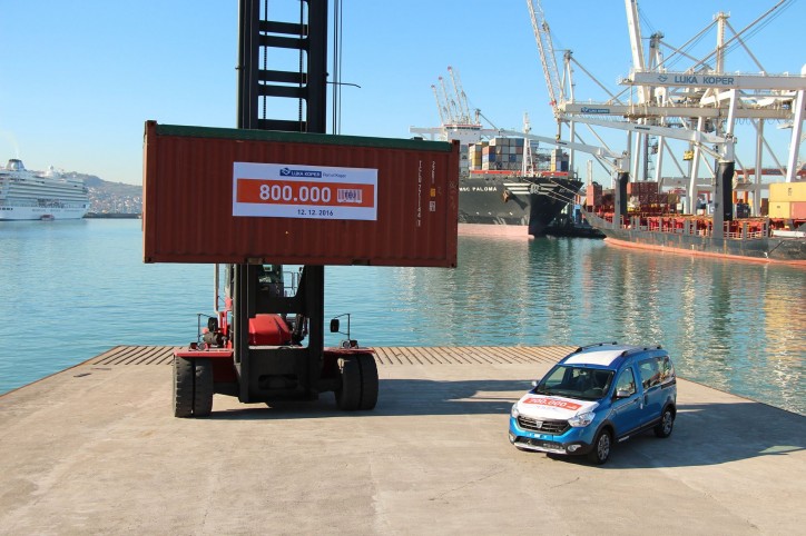 A Record Throughput Of Containers and Cars at Luka Koper Port