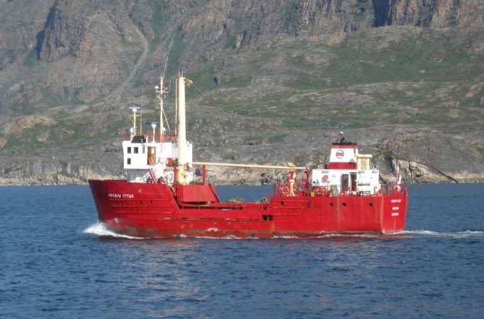 General cargo ship Angaju Ittuk collided with iceberg off Greenland