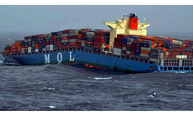 MOL Comfort sinking