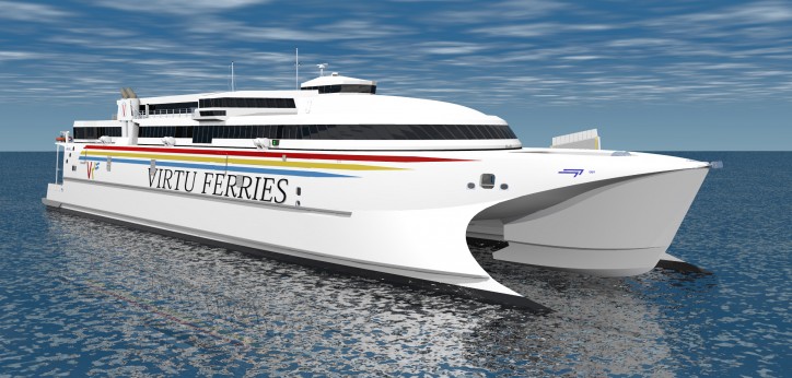 Mediterranean’s largest high speed catamaran to be powered by Wärtsilä waterjets