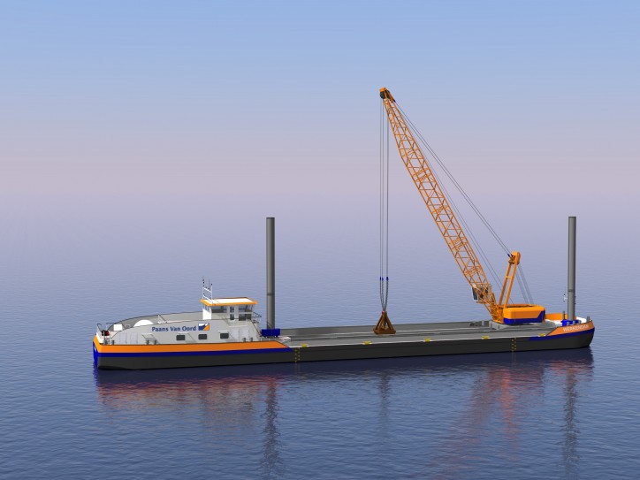 Van Oord orders first LNG-powered crane vessel