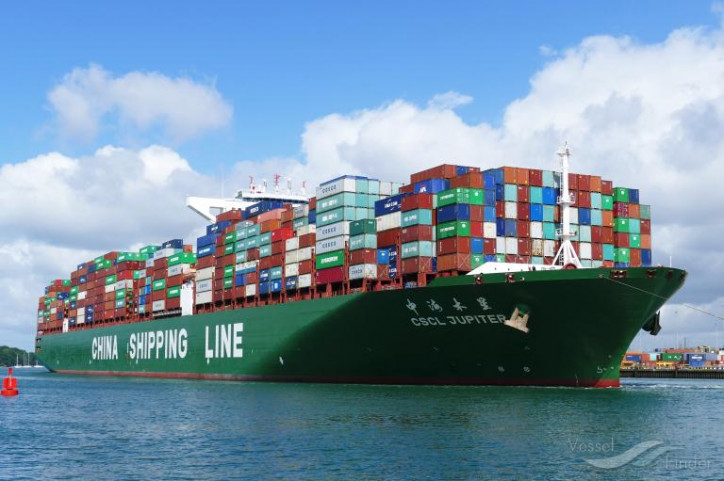 Cosco container ship collides with ship in Vietnam