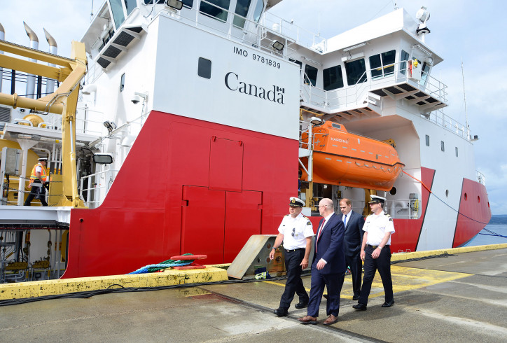 Seaspan Shipyards officially delivers first Offshore Fisheries Science Vessel to Canadian Coast Guard