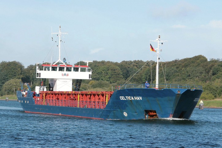 Fire aboard Cargo ship Celtica Hav off Aberdeen Port