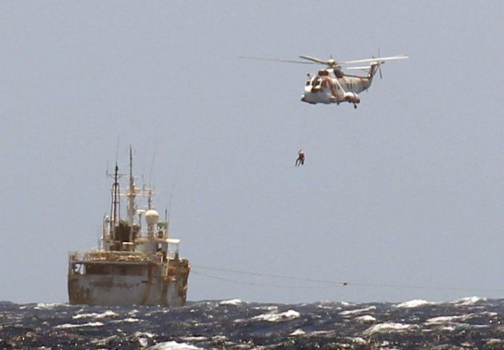 Three Spanish SAR boats, Punta Salinas, Luz de Mar and Guardamar Talía, together with helicopter Helimer 210 were dispatched to the site, following the Mayday call at 10.38 am LT