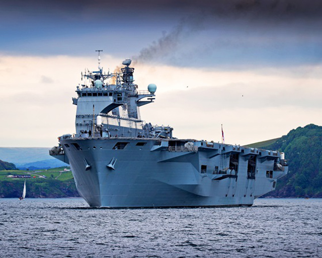 Spotted: HMS Ocean sails for NATO exercise