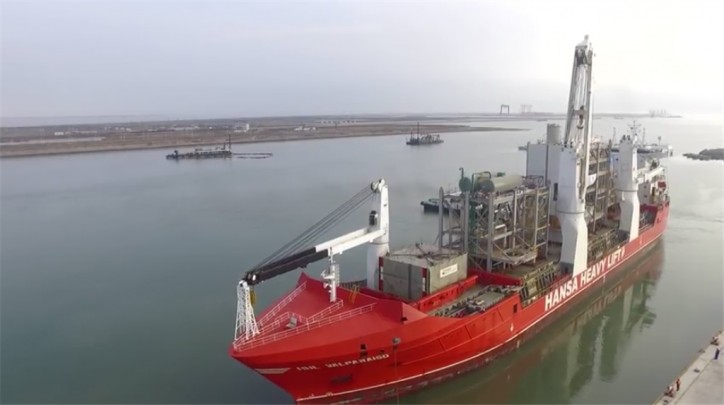 VIDEO: Hansa Heavy Lift delivers 13 modules from China to Australia for Port Pirie redevelopment project