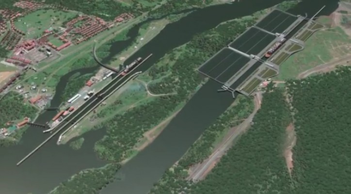 Watch: Panama Canal’s New Pacific Access Channel Meets Culebra Cut