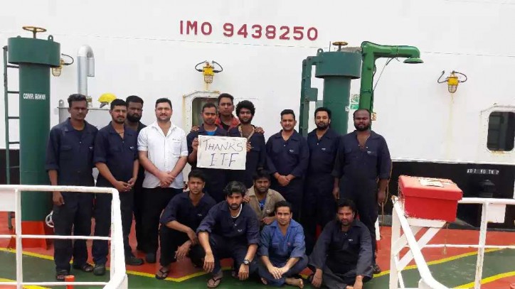 ITF: Embattled Qaaswa crew safely home