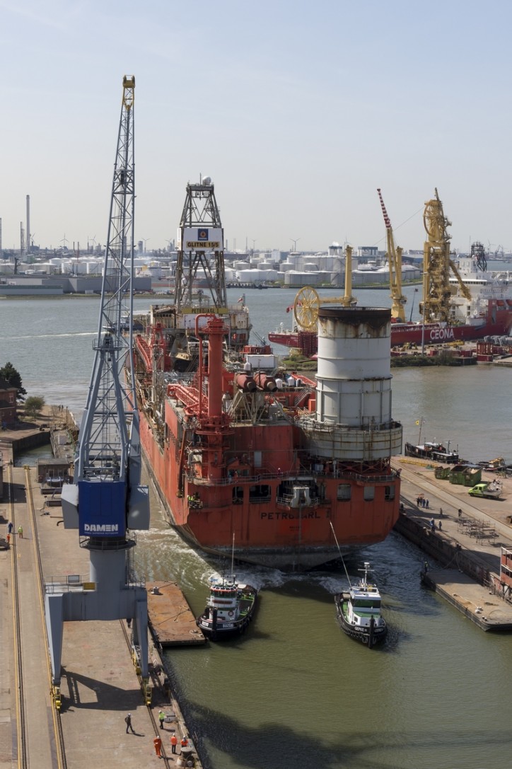 FPSO Petrojarl I for EPC upgrade in Damen Shiprepair Rotterdam