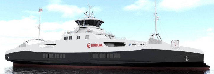 Five new fully electric battery ferries of MM design ordered