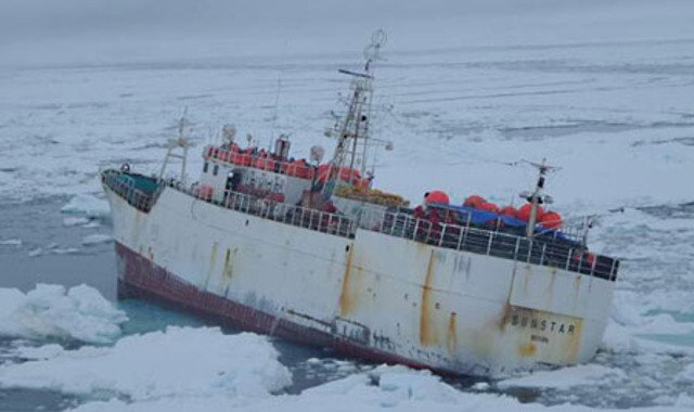 Korean fishing vessel rescued in Antarctic sea